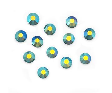 Olivine AB, EIMASS® 7767 Range Flat Back Hot Fix Glass Rhinestones