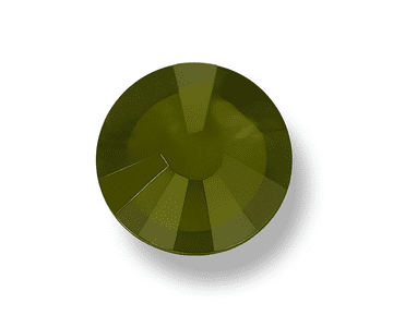 Olivine Green, EIMASS® 7747 Grade A Hotfix Flat Back Glass Crystals