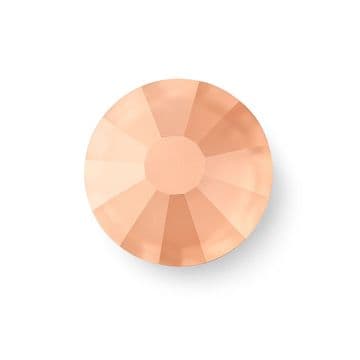 Peach, EIMASS® 7747 Grade A Hotfix Flat Back Glass Crystals