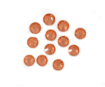 Peach, EIMASS® 7767 Range Flat Back Hot Fix Glass Rhinestones