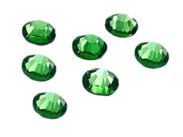 Peridot, EIMASS® 7767 Range Flat Back Hot Fix Glass Crystals - Small Packs