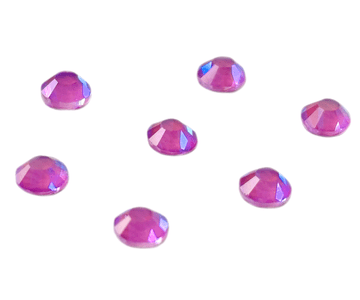 Purple AB Neon Crystals, EIMASS® 7787 Grade A Flat-Back Non-Hot Fix Glass Rhinestones