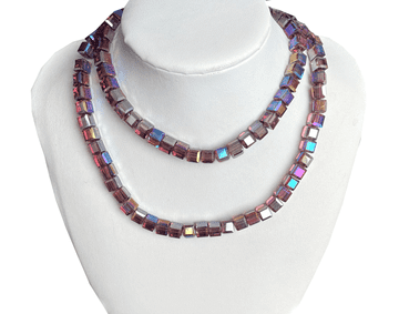 Purple Flare Beads, EIMASS® Faceted Crystal Necklace Beads, Bracelet Beads #21