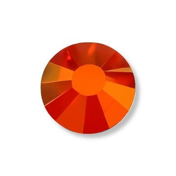 Red Flare , EIMASS® 7787 Grade A Flat-Back Non-Hot Fix Glass Crystals (Small Packs)
