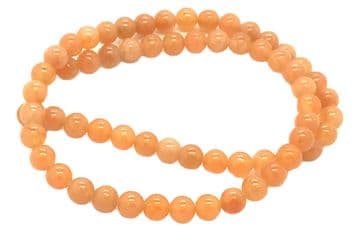 Red Jade, EIMASS ® Semi Precious Natural Stones Round Beads