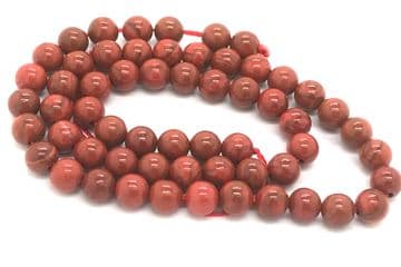 Red Jasper, EIMASS ® Semi Precious Natural Stones Round Beads