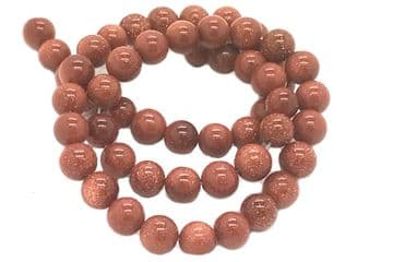 Red Sand Stone, EIMASS ® Semi Precious Natural Stones Round Beads