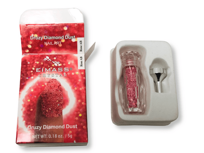 EIMASS Druzy Diamond Dust Nail Art Gems | Crushed Crystal Glitter for Nails