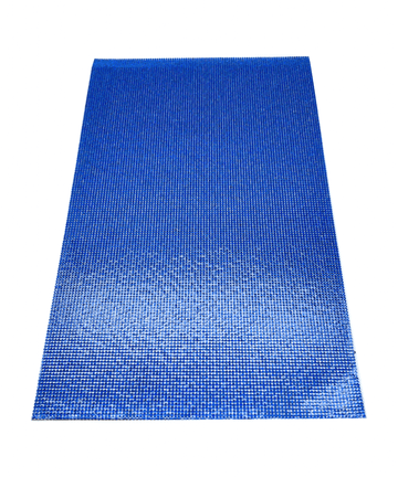 Sapphire Blue Self-Adhesive Crystal Mesh, EIMASS® Rhinestone Sheet