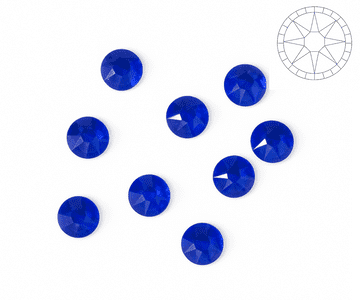 Sapphire Star Cut, EIMASS® 8898 Exquisite Hot Fix Flat Back Crystals, Global Brand