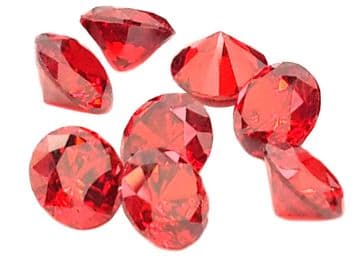 Siam Red, EIMASS® Premium Zircon Diamonds – High-Quality Synthetic Gems for Jewellery, Craft