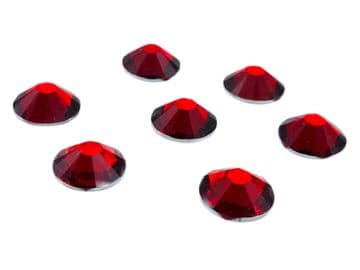 Siam Red, EIMASS® Resin Flat Back Non Hotfix Rhinestones