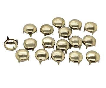 Silver Round Dome, EIMASS® Studs Rivets with Prongs Claws