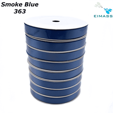 Smoke Blue (363) Premium Double Sided EIMASS® Satin Ribbons 6mm 10mm 15mm 20mm 25mm 38mm