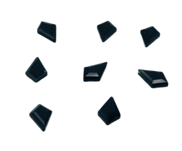 Style 5, Jet Black Teardrop, (5x8mm), EIMASS® 8830 Tiny Glass Crystals - Nail Art