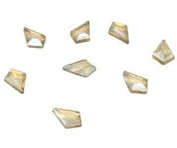 Style 5, Light Gold Teardrop, (5x8mm), EIMASS® 8830 Tiny Glass Crystals - Nail Art