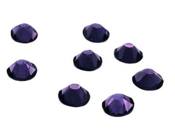 Tanzanite Purple Star Cut, EIMASS® 8898 Exquisite Hot Fix Flat Back Crystals, Global Brand