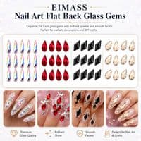 Teardrop Shape Small Sizes Flat Back Nail Art Gems
