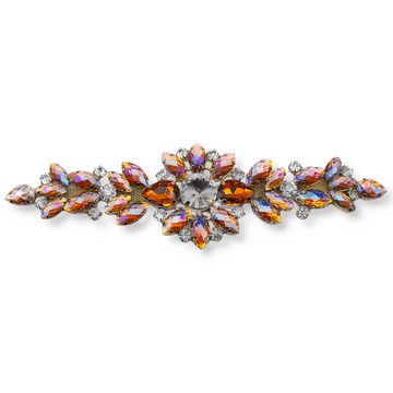 Topaz AB Wedding Dress Jewelled Applique 8760 EIMASS® Sew or Glue on Motif