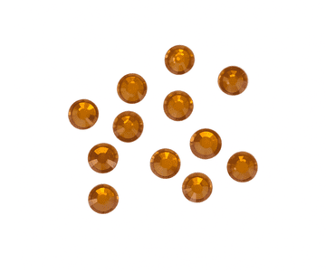 Topaz Gold, EIMASS® 7767 Range Flat Back Hot Fix Glass Rhinestones