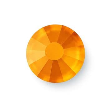 Topaz Gold, EIMASS® 7787 Grade A Flat-Back Non-Hot Fix Glass Crystals (Small Packs)
