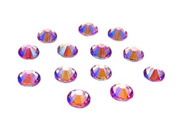 Violet AB, EIMASS® 7747 Range Hot Fix Flat Back Glass Crystals - Small Packs