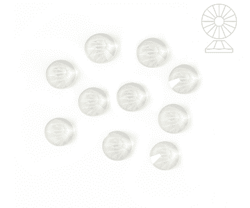 White Neon Crystals, EIMASS® 7747 Grade A Flat-Back Hotfix Iron On Glass Rhinestones (Small Packs)