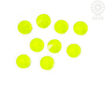 Yellow Neon Crystals, EIMASS® 7747 Grade A Flat-Back Hot Fix Glass Rhinestones