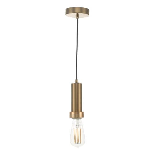 1 Light E27 Suspension Satin Bronze