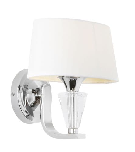 1 Light Wall Bracket In Polished Nickel FIENNES-1WBNI