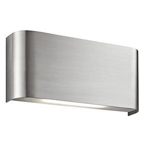 2 Light 10W Led Satin Silver Up/Down-Light Wall Lamp 1953Ss