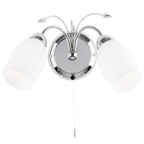 2-Light Chrome Wall Bracket 2007-2WBCH