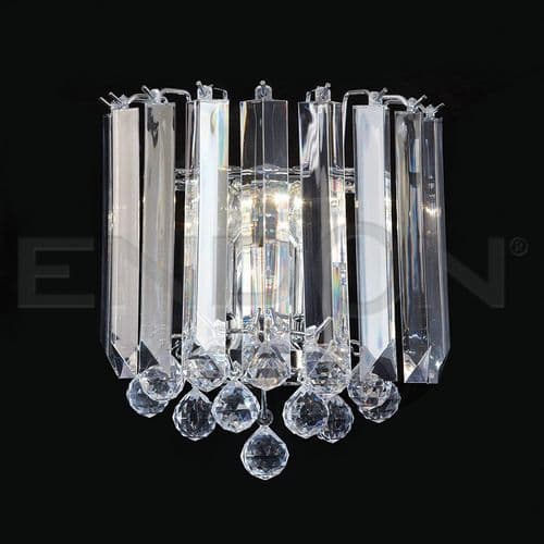 2 X 60W POLISH/CHROME ACRYLIC WALL BRACKET (Updated version of T-699-WB) FARGO-WBCH