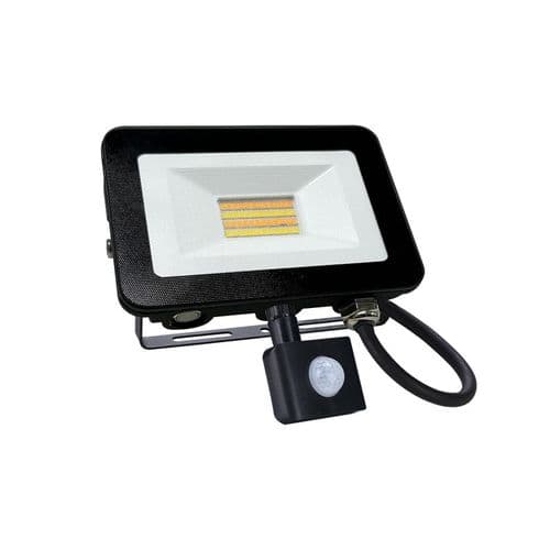 20W PIR COLOUR SWITCHABLE FLOODLIGHT - 3K/4K/6K - IP65