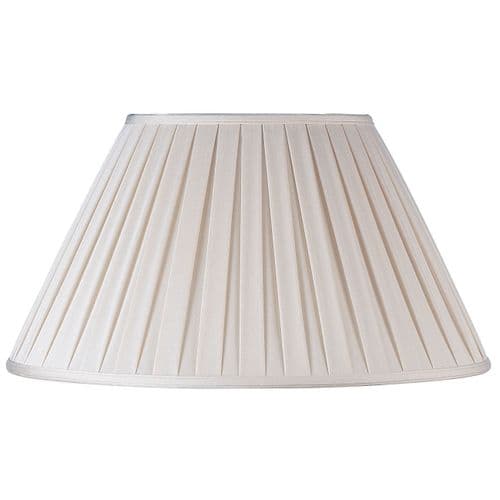 22" Beige Box Pleat Shade CARLA-22