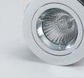 240V PREMIUM, Fire-rated LED downlight, Fixed + 5w LED GU10 (dimmable) 400 lumens (Double Insulated)