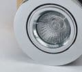 240V PREMIUM, Fire-rated LED downlight, Tilt + 5W LED GU10 (non-dim) 360 lumens (Double Insulated)