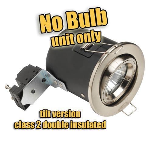 240V PREMIUM, Fire-rated LED downlight, Tilt, No Bulb, Double Insulated