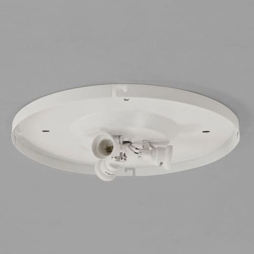 3-Way Plate 7056 Matt White Ceiling Light (light shade sold separately)