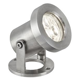 3 X 1W Led Stainless Steel Outdoor Spotlight. Ip65 6223Ss