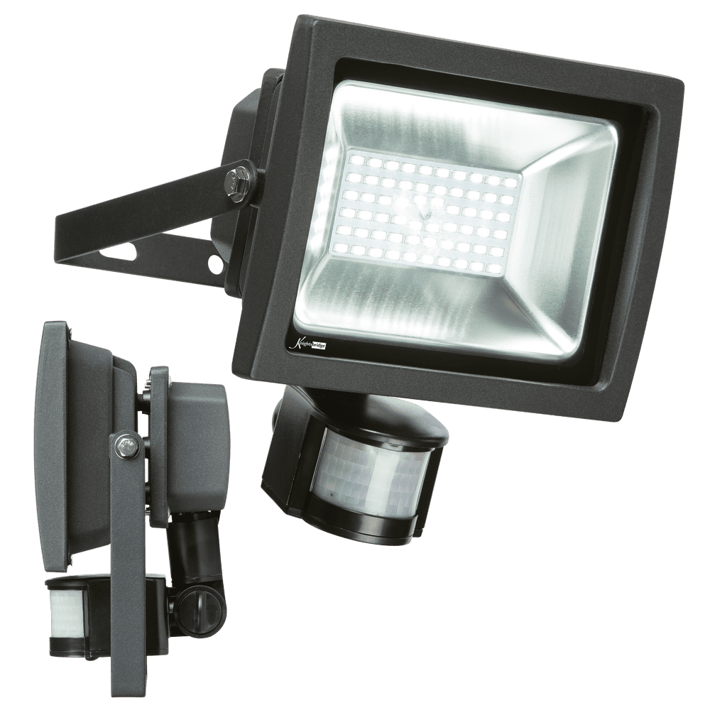 30w LED FLOODLIGHT 6000K 2700LM + PIR SENSOR (412376)