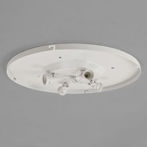 4-Way Plate 7057 Matt White Ceiling Light (light shade sold separately)
