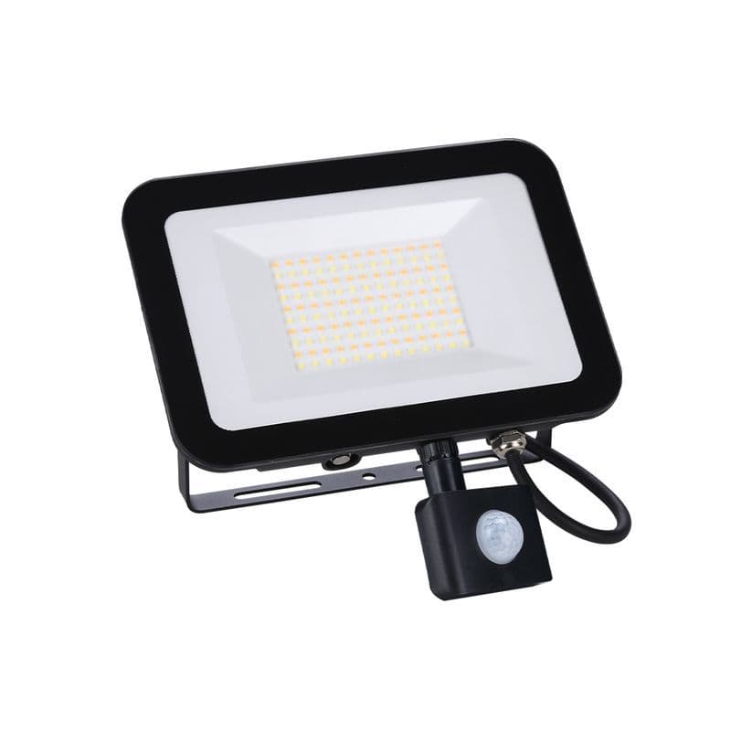 50W PIR COLOUR SWITCHABLE FLOODLIGHT - 3K/4K/6K - IP65
