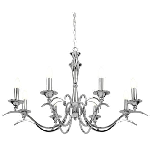 8 Light Pendant In Chrome KORA-8CH