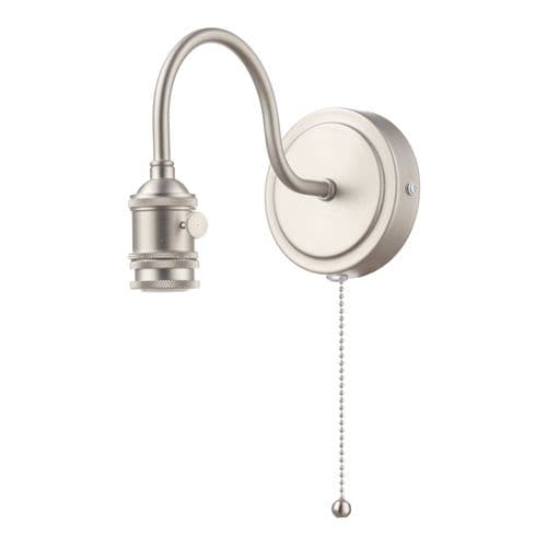 Accessory 1 Light Wall Light Antique Chrome Bracket Only, SPW0761