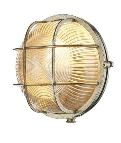 Admiral Round Flush Brass IP64 ADM5040 (Hand made, 7-10 day Delivery)
