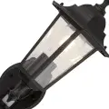 Alex Outdoor Wall Light - Black Metal & Glass