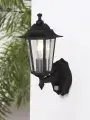 Alex Outdoor Wall Light - Black Metal & Glass