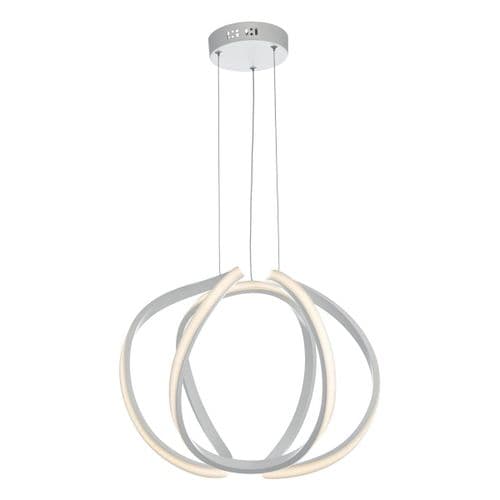 Alonsa Pendant Small White Led (Double Insulated) ALO012