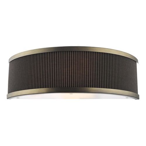 Alvaro Wall Light Antique Bronze and Brown